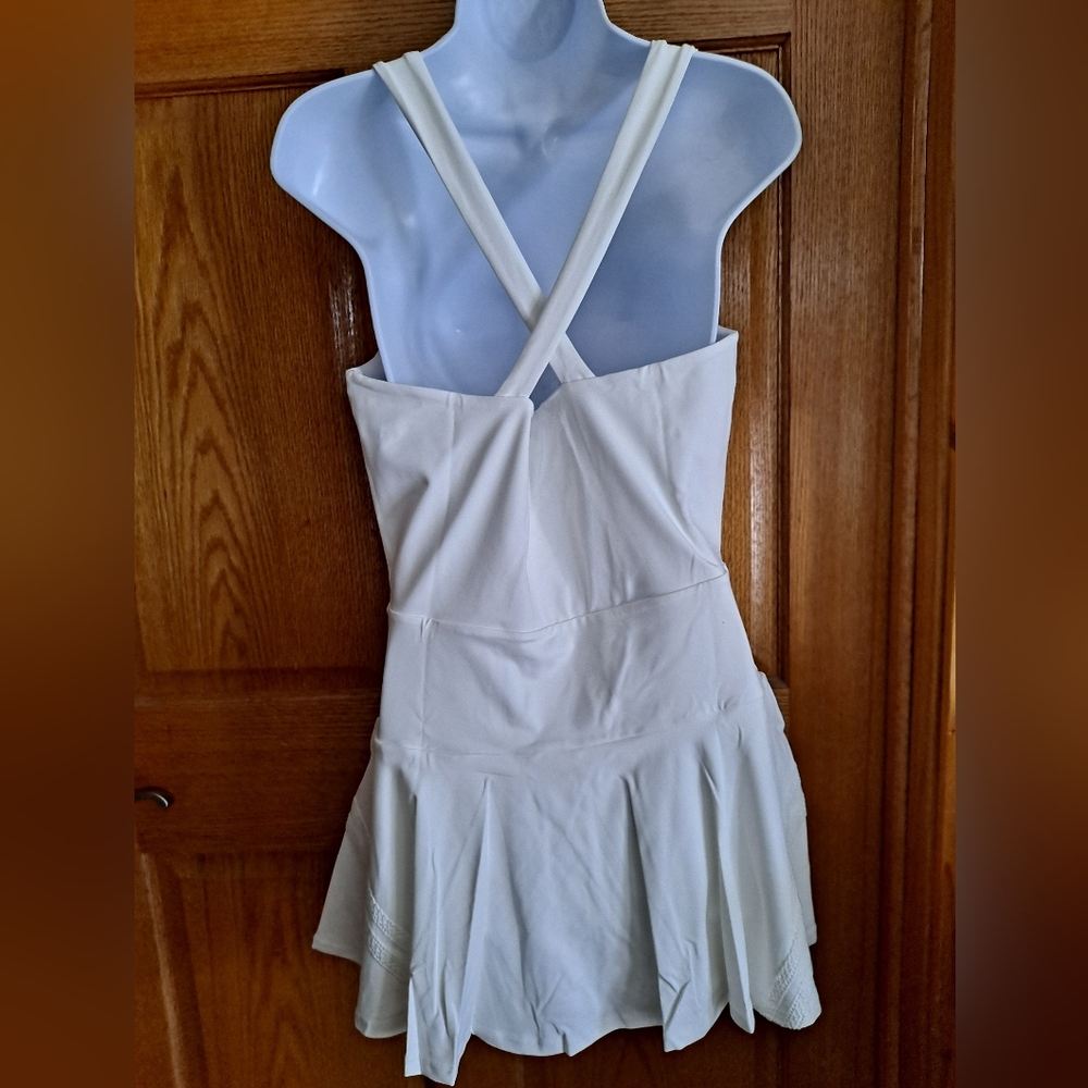 NWT VENUS White Lace Trim Tennis Mini Dress - Picture 10 of 12